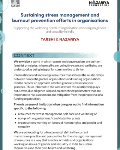 Sustaining stress management and burnout prevention efforts in organisations (2022)