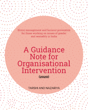 A Guidance Note for Organizational Intervention (2020)